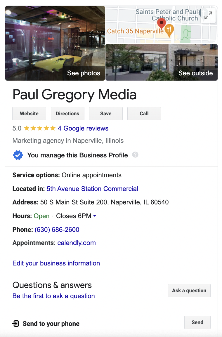 what is google business profile